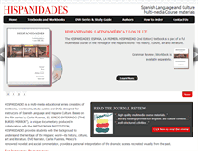 Tablet Screenshot of hispanidades.info